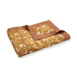 Milkbarn Organic Bamboo Lovey Three-Layer Muslin Blanket - The Monogram Shoppe