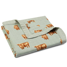 Milkbarn Organic Bamboo Lovey Three-Layer Muslin Blanket