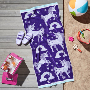 Plush Youth Beach Towel. - The Monogram Shoppe