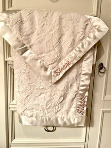 Monogrammed little giraffe blanket sale