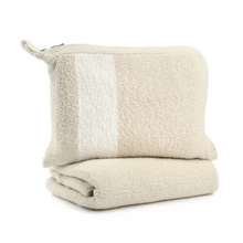 Kashwere Stripe & Solid Travel Blanket Set - The Monogram Shoppe