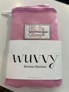 Wuvvy Bamboo Blanket - The Monogram Shoppe