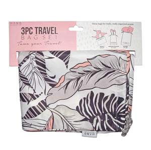 3 Piece Travel Bag Set - The Monogram Shoppe