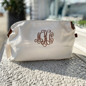 Croft Vegan Cosmetic Bag - The Monogram Shoppe