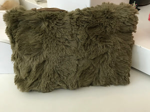 Luxe Faux Fur Accessory Bag - The Monogram Shoppe