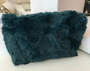 Luxe Faux Fur Accessory Bag - The Monogram Shoppe