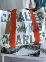 *Custom Made/Limited Run* Cavalier King Charles Ultra Light Tyvek® Reversible Tote Bag - The Monogram Shoppe