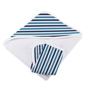 Newcastle Hooded Towel & Washcloth Set - The Monogram Shoppe