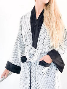 KeikiCo Luxury Shorty Robe - The Monogram Shoppe